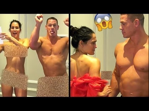 Nikki Bella Clip Camera Chaught With Jhon Cena Youtube
